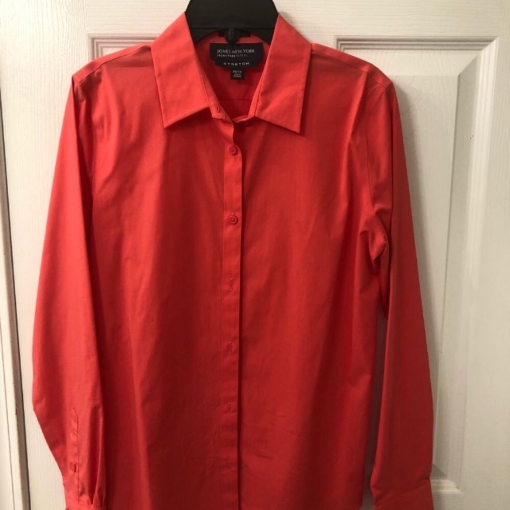 Jones New York coral Top - Petite Small